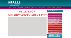 Desktop Screenshot of melodyvoicecareclinic.com